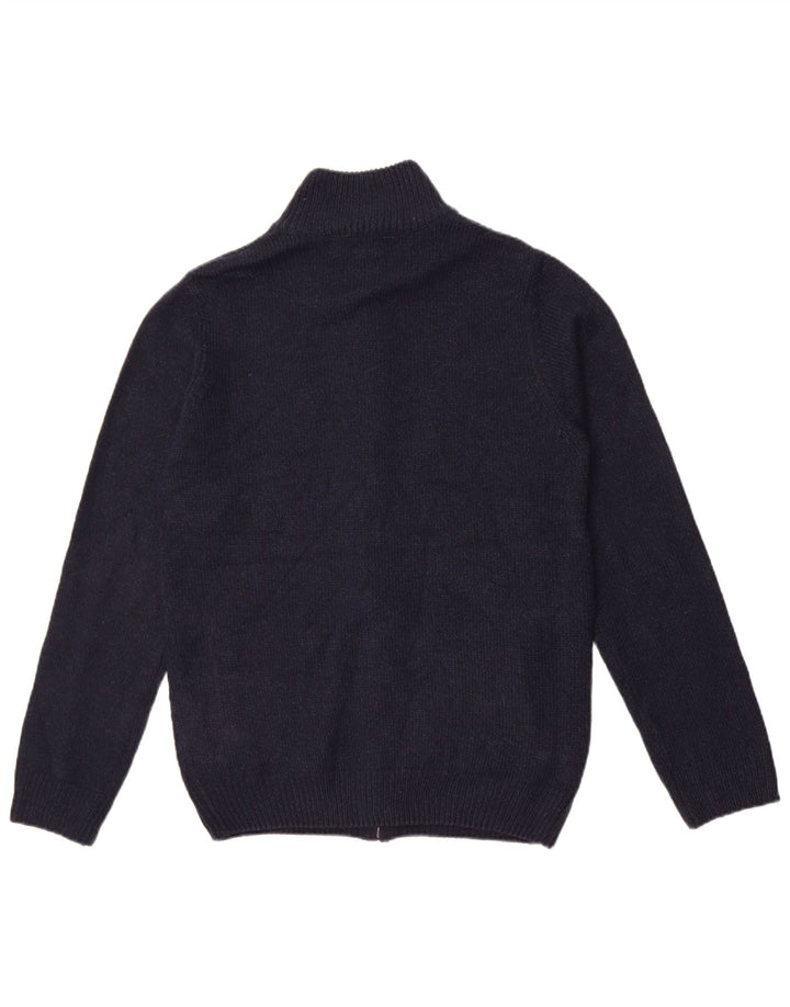 Marks & Spencer Mens Cardigan Sweater Small Navy Blue Acrylic
