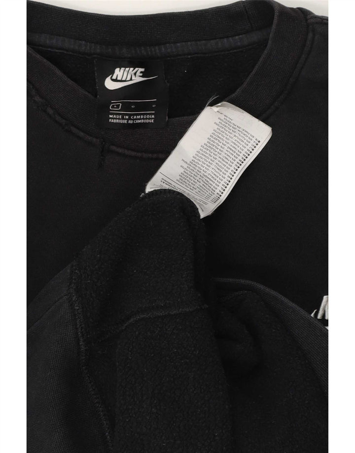 Nike Mens Sweatshirt Jumper Large Black Cotton