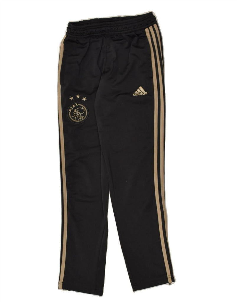 ADIDAS Boys Tracksuit Trousers 9-10 Years Black Polyester | Vintage Adidas | Thrift | Second-Hand Adidas | Used Clothing | Messina Hembry 