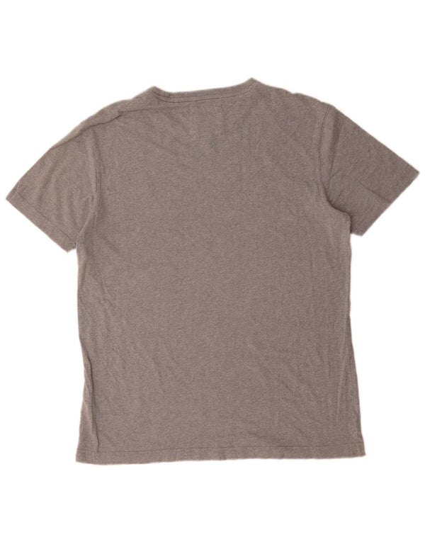 Crew Clothing Mens T-Shirt Top Medium Grey Cotton