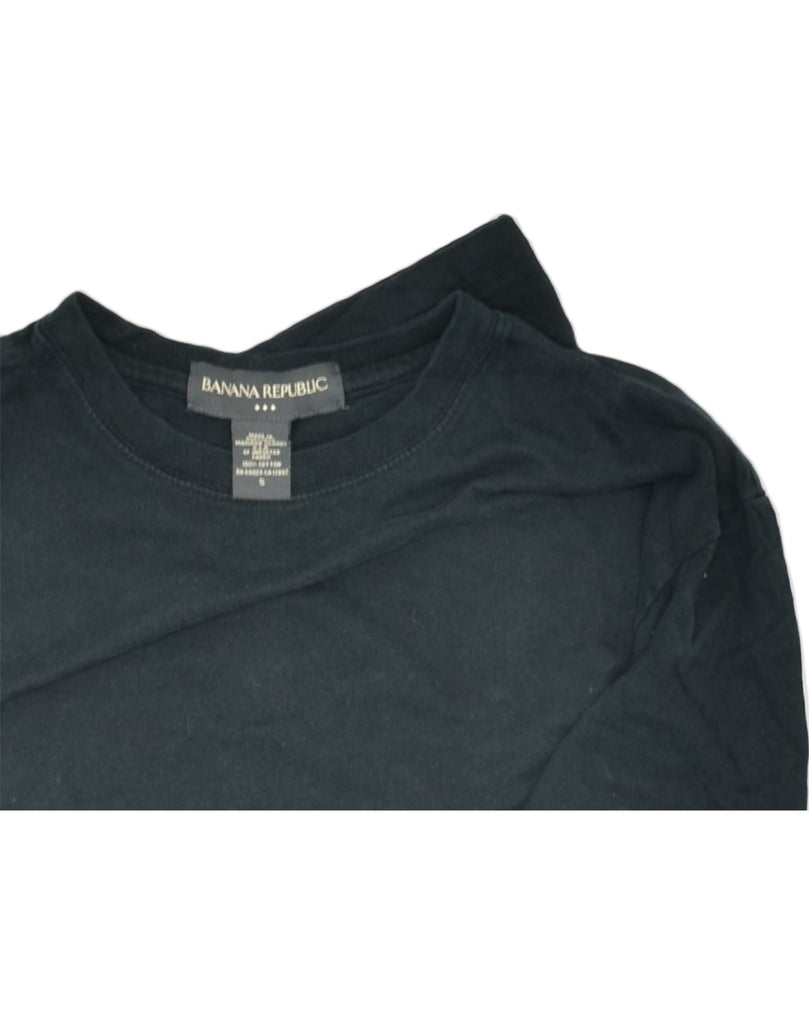 BANANA REPUBLIC Mens T-Shirt Top Small Black Cotton | Vintage | Thrift | Second-Hand | Used Clothing | Messina Hembry 