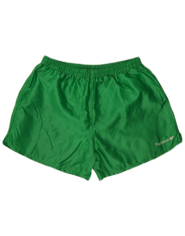 Rucanor Mens Sport Shorts Large Green Polyester