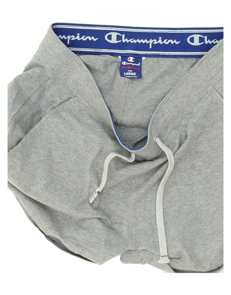 CHAMPION Mens Sport Shorts Large Grey | Vintage Champion | Thrift | Second-Hand Champion | Used Clothing | Messina Hembry 