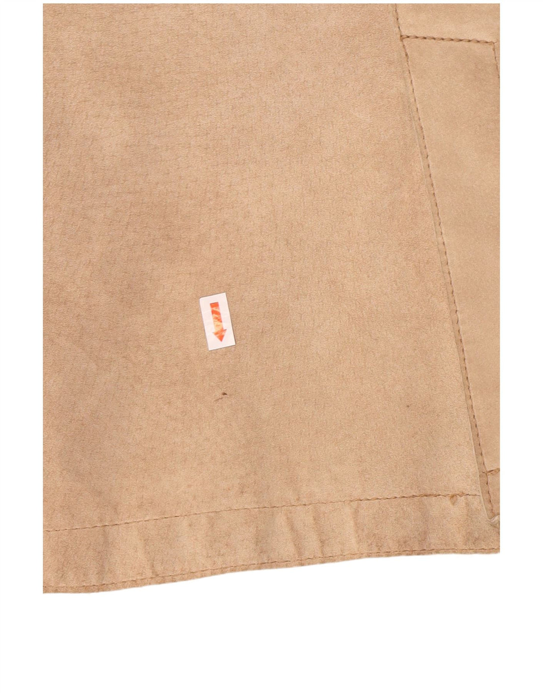 Conbipel Womens 2 Button Suede Blazer Jacket IT 48 XL Beige Leather