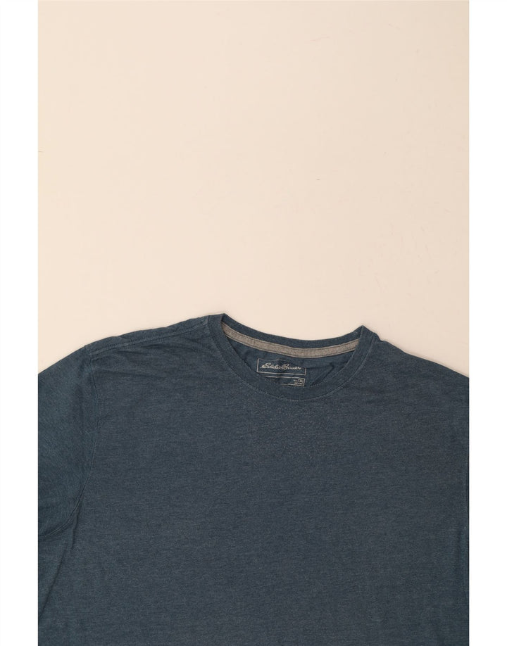 EDDIE BAUER Mens T-Shirt Top XL Blue Cotton Vintage Eddie Bauer and Second-Hand Eddie Bauer from Messina Hembry 