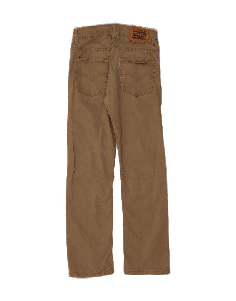 LEVI'S Boys 511 Slim Casual Trousers 11-12 Years W26 L26 Beige Cotton Vintage Levi's and Second-Hand Levi's from Messina Hembry 