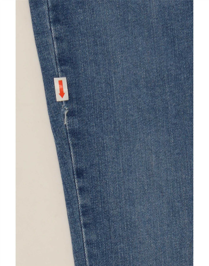 Levi's Womens 724 High Rise Straight Jeans W27 L30 Blue