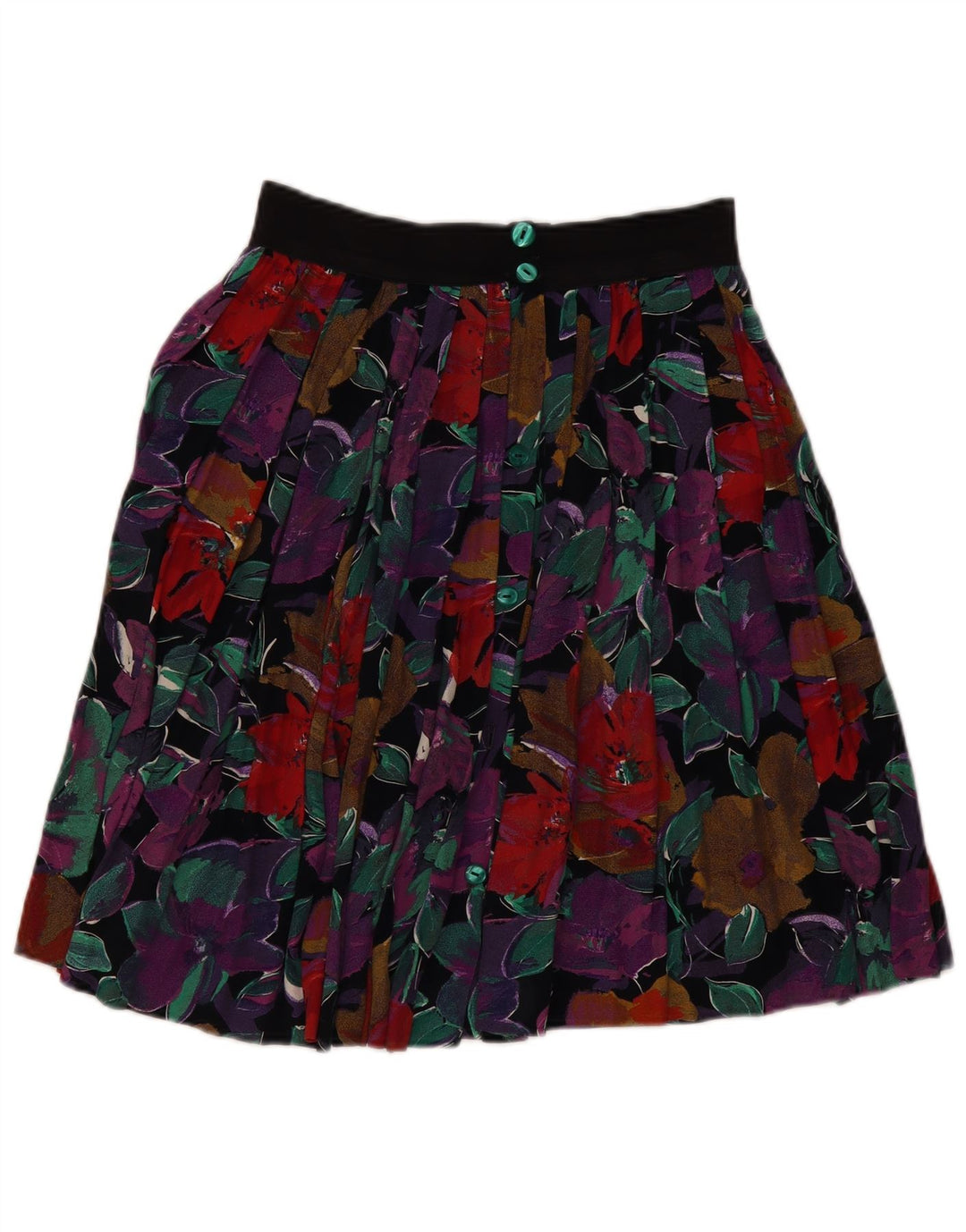 Vintage Womens Flared Skirt W30 Medium Multicoloured Floral