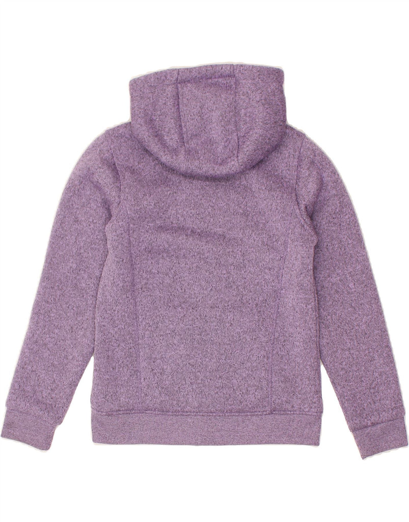 MOUNTAIN WAREHOUSE Girls Sherpa Zip Hoodie Sweater 11-12 Years Purple | Vintage Mountain Warehouse | Thrift | Second-Hand Mountain Warehouse | Used Clothing | Messina Hembry 