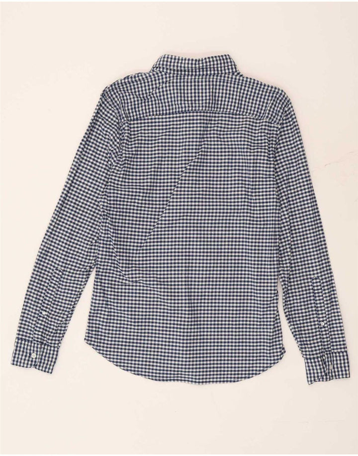 Hollister Mens Shirt Small Blue Gingham Cotton