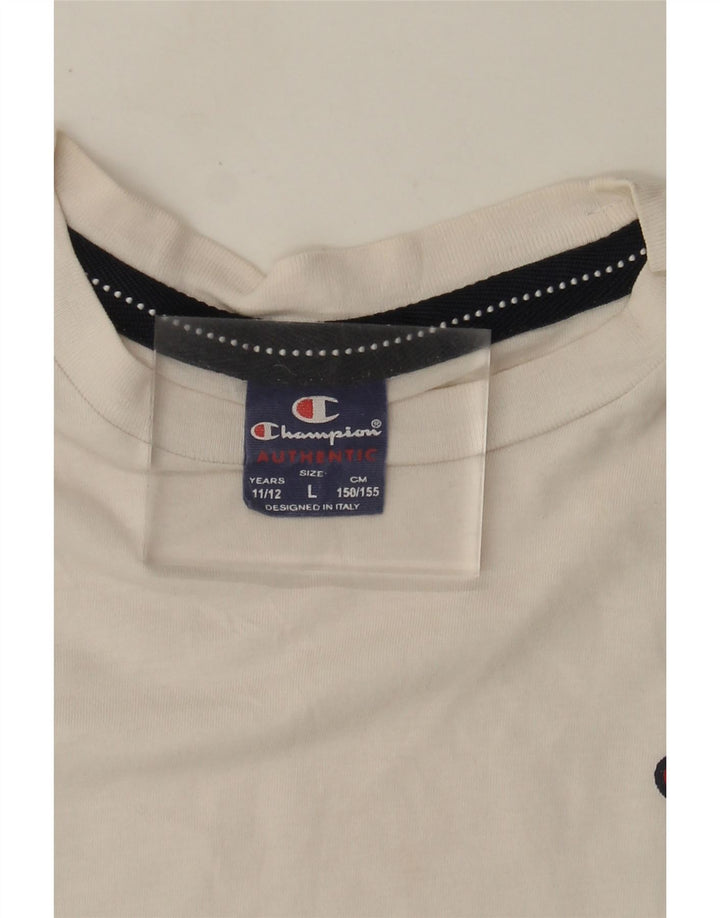 Champion Boys T-Shirt Top 11-12 Years Large White