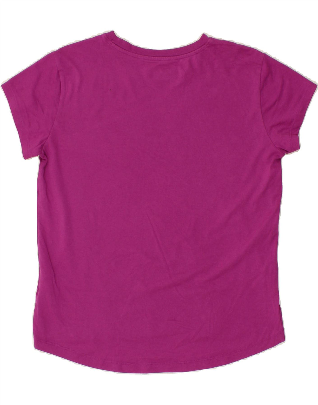 ASICS Womens Graphic T-Shirt Top UK 14 Medium Purple Cotton Vintage Asics and Second-Hand Asics from Messina Hembry 