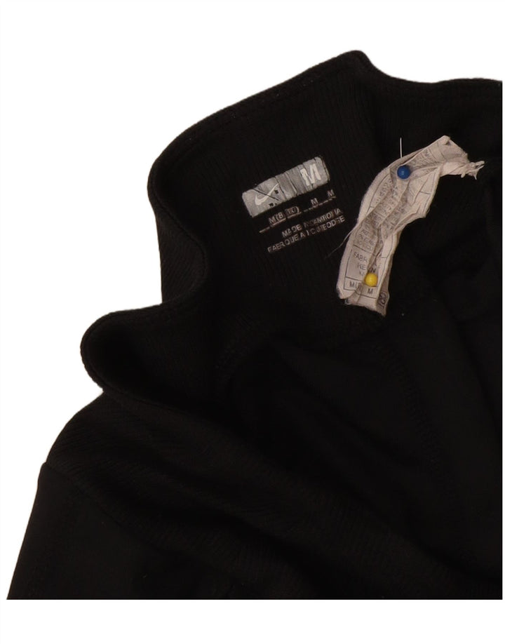 Nike Womens Capri Tracksuit Trousers US 8/10 Medium Black Polyester