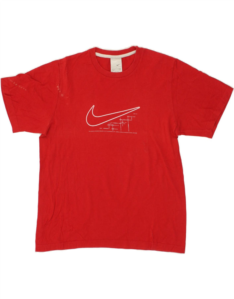 NIKE Mens Graphic T-Shirt Top Large Red Cotton | Vintage Nike | Thrift | Second-Hand Nike | Used Clothing | Messina Hembry 