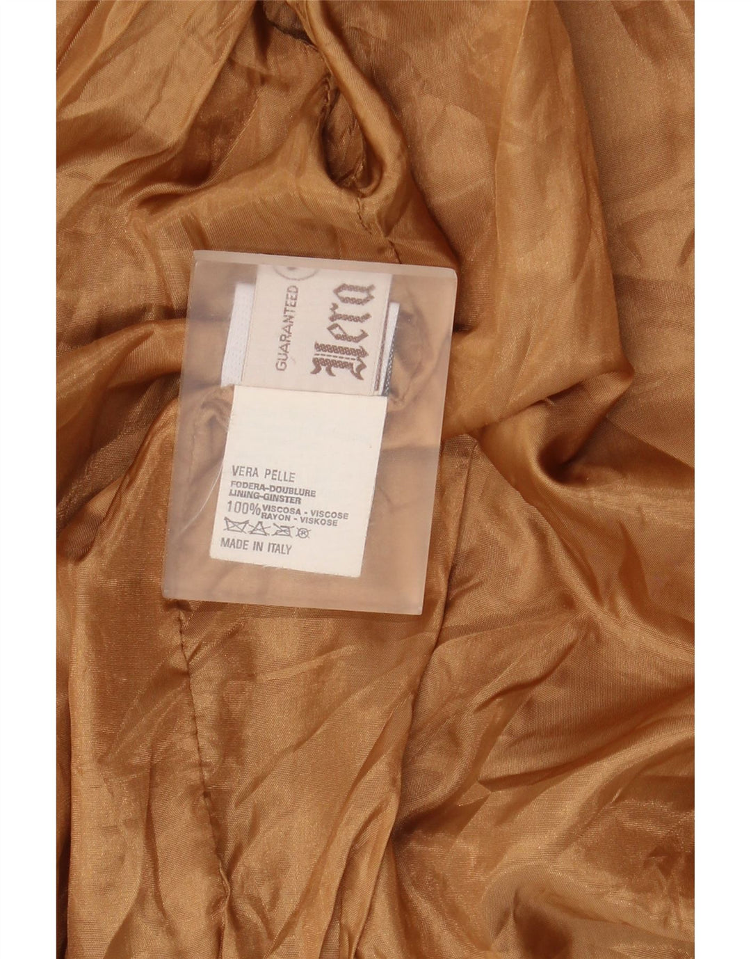 Vintage Mens Leather Suede Jacket IT 56 3XL Brown Leather