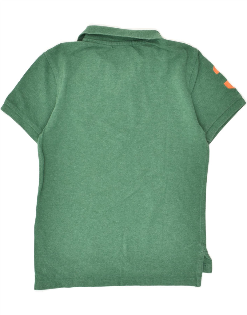 POLO RALPH LAUREN Boys Polo Shirt 10-11 Years Medium Green | Vintage Polo Ralph Lauren | Thrift | Second-Hand Polo Ralph Lauren | Used Clothing | Messina Hembry 