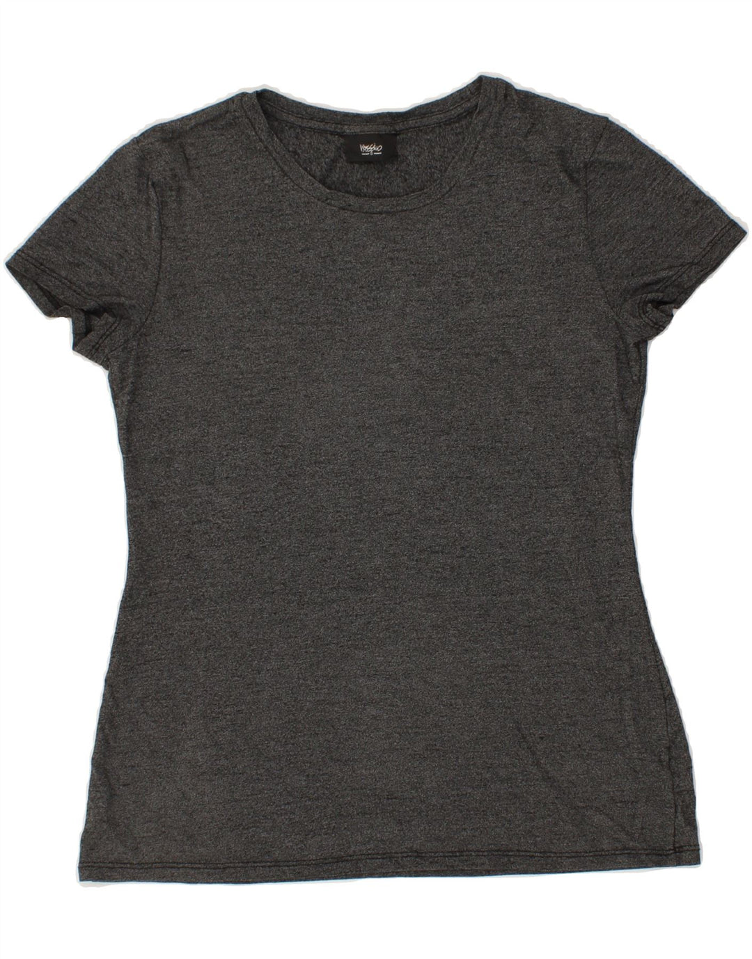 MOSSIMO Womens T-Shirt Top UK 12 Medium Grey Cotton Vintage Mossimo and Second-Hand Mossimo from Messina Hembry 