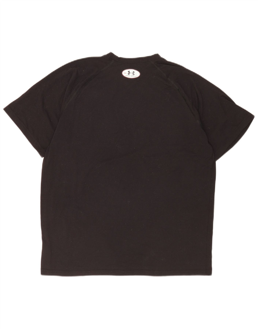 Under Armour Womens Heat Gear T-Shirt Top UK 14 Medium Black Polyester