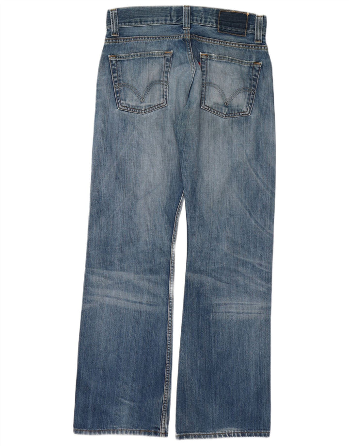Levi's Womens 512 Distressed Bootcut Jeans W30 L32 Blue Cotton