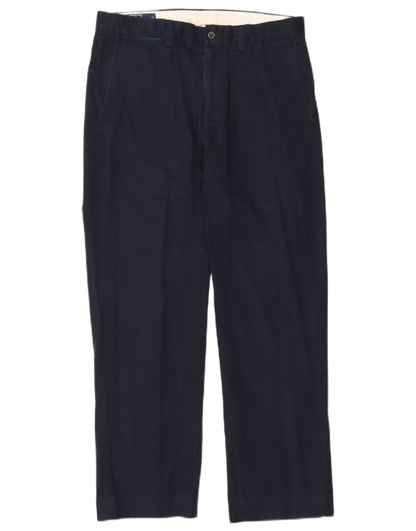 Polo Ralph Lauren Mens Smith Pant Chino Trousers W33 L30 Navy Blue Cotton