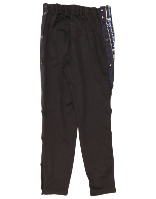 Champion Mens Graphic Tracksuit Trousers Small  Black Polyester