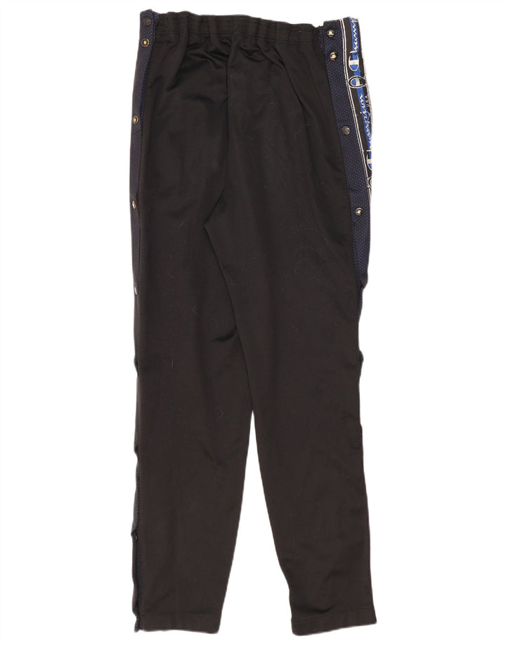 Champion Mens Graphic Tracksuit Trousers Small  Black Polyester
