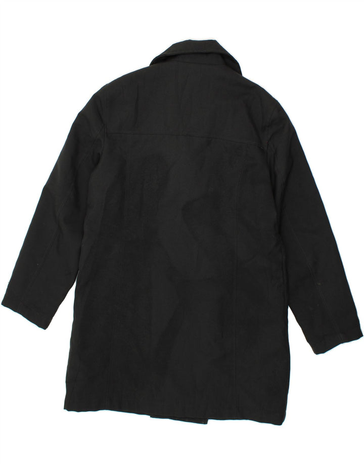 SISLEY Womens Overcoat UK 20 2XL Black Vintage Sisley and Second-Hand Sisley from Messina Hembry 