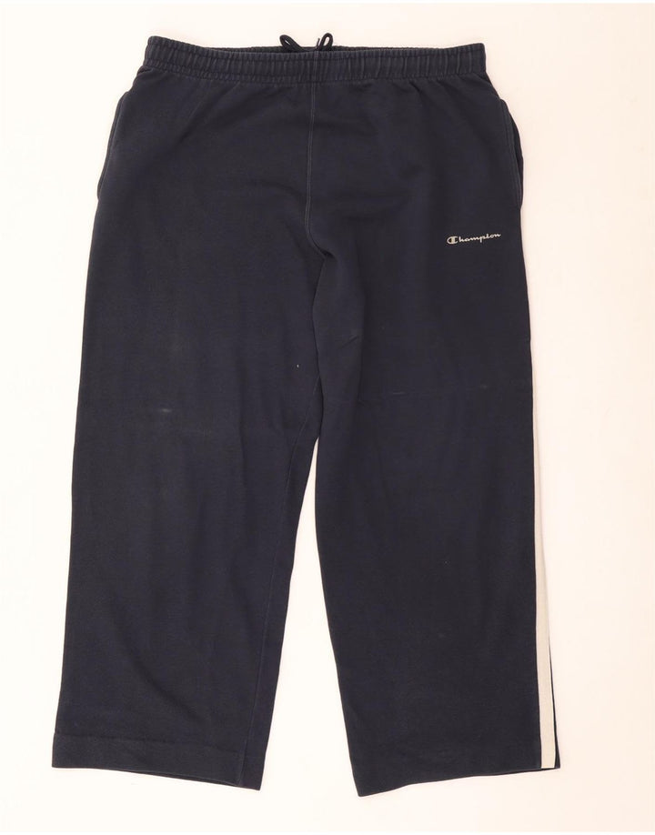 Champion Mens Tracksuit Trousers XL Navy Blue Cotton