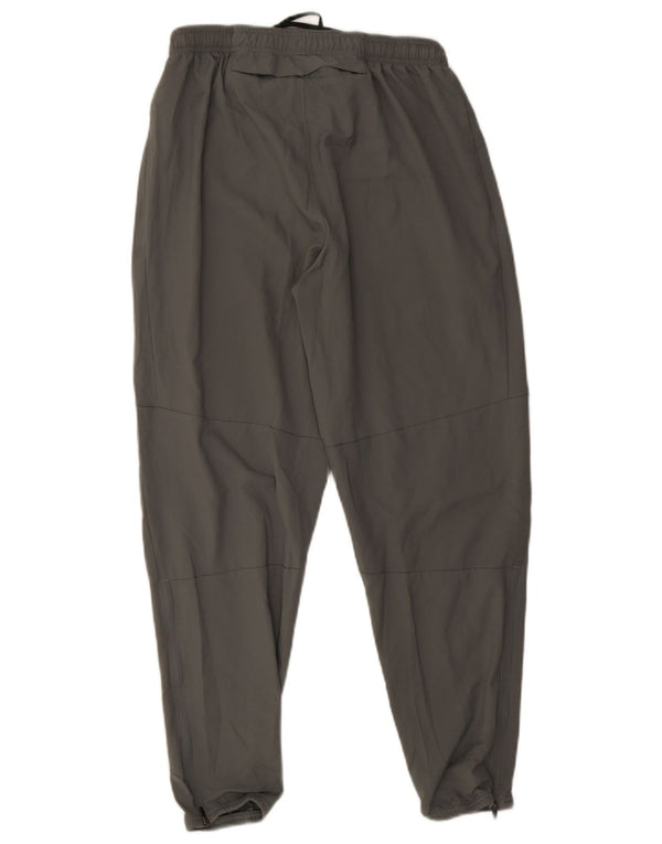 Nike Mens Dri Fit Tracksuit Trousers Joggers Medium  Grey Polyester