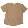 Zara Mens T-Shirt Top Medium Khaki Cotton