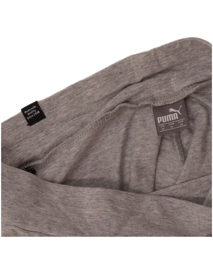Puma Womens Leggings UK 14 Medium  Grey Colourblock