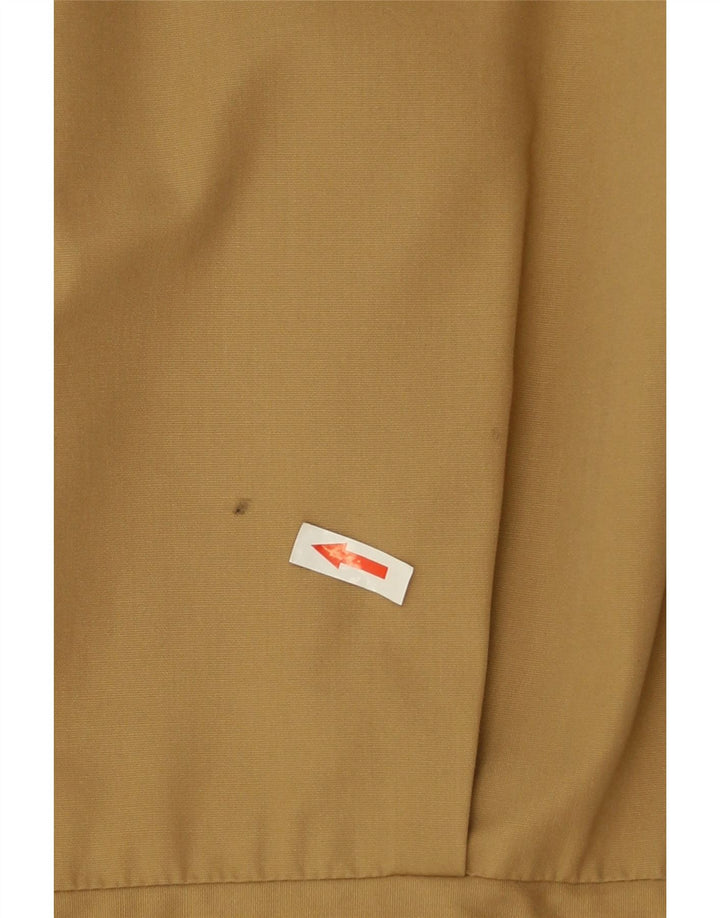 Trevira Mens Bomber Jacket UK 36 Small Brown Polyester
