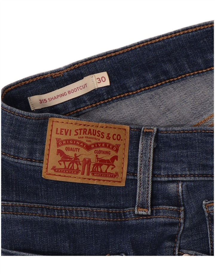 Levi's Womens 315 Shaping Bootcut Jeans W30 L33 Blue