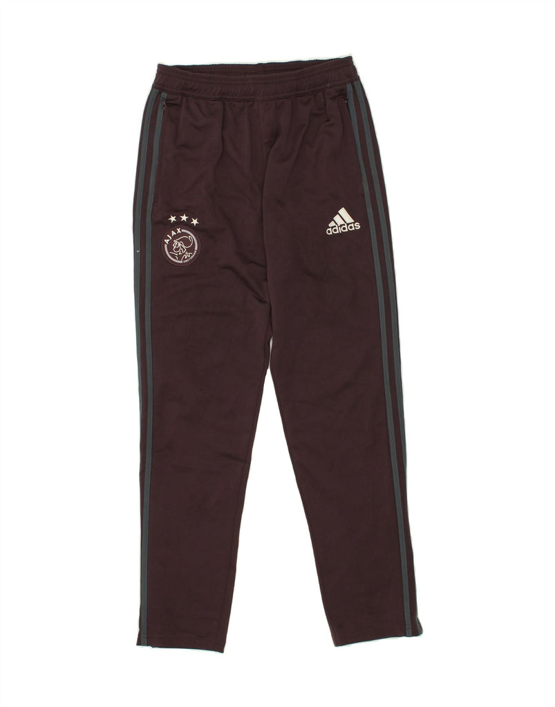 ADIDAS Boys Ajax Graphic Tracksuit Trousers 13-14 Years Purple Polyester | Vintage Adidas | Thrift | Second-Hand Adidas | Used Clothing | Messina Hembry 