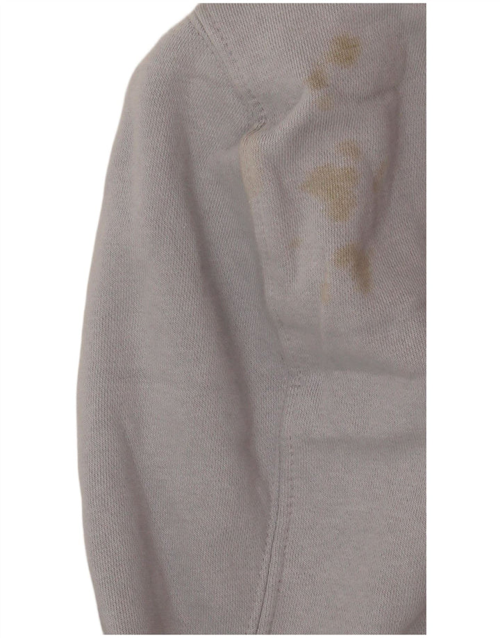 Nike Mens Standard Fit Hoodie Jumper Small Grey Cotton