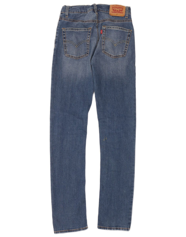 Levi's Boys 510 Skinny Jeans 11-12 Years W26 L30 Blue Cotton