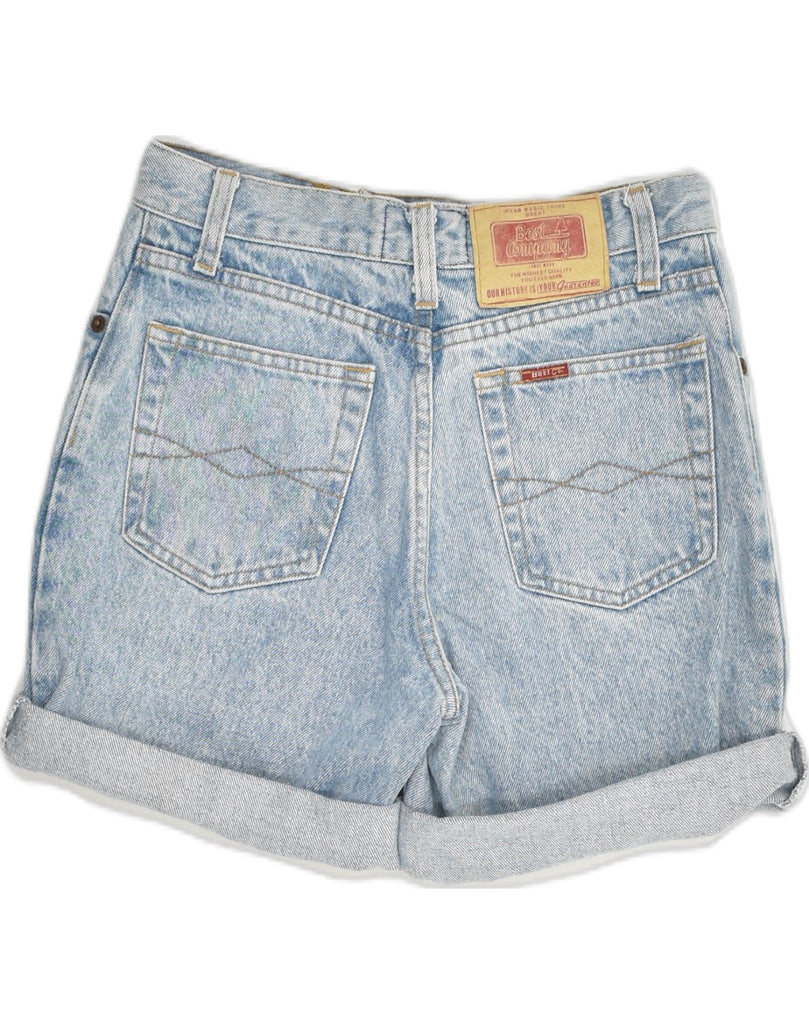 BEST COMPANY Womens Denim Shorts EU 38 Medium W27 Blue Cotton | Vintage Best Company | Thrift | Second-Hand Best Company | Used Clothing | Messina Hembry 