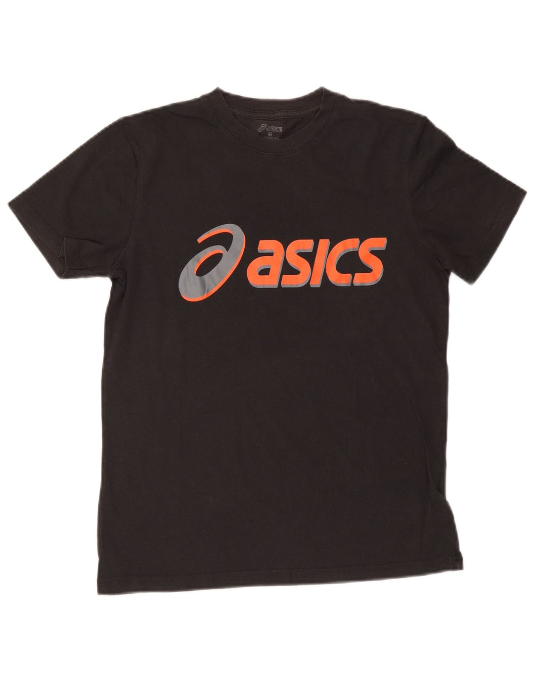 ASICS Boys Graphic T-Shirt Top 13-14 Years Small  Black Cotton
