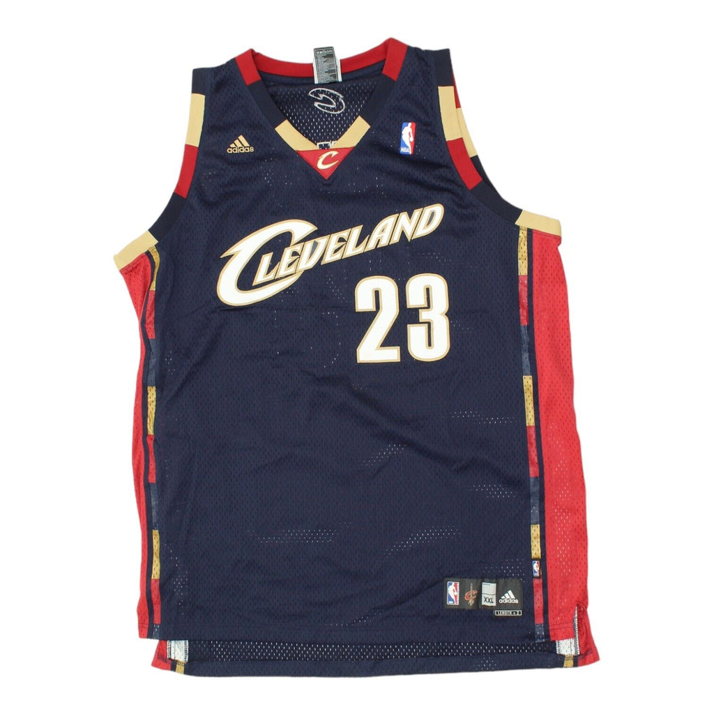 Cleveland Cavaliers LeBron James Adidas Mens Navy Jersey | NBA Sportswear VTG | Vintage Messina Hembry | Thrift | Second-Hand Messina Hembry | Used Clothing | Messina Hembry 