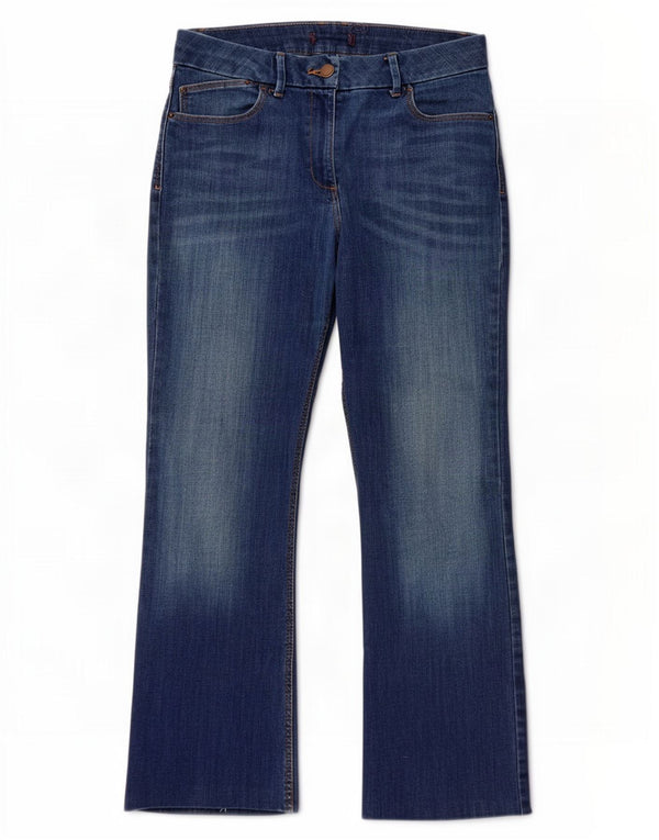 Marks & Spencer Womens Bootcut Jeans UK 12 Medium W30 L26 Blue Cotton