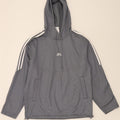 ADIDAS Mens Hoodie Jumper UK 40/42 Medium Grey Polyester Vintage Adidas and Second-Hand Adidas from Messina Hembry 