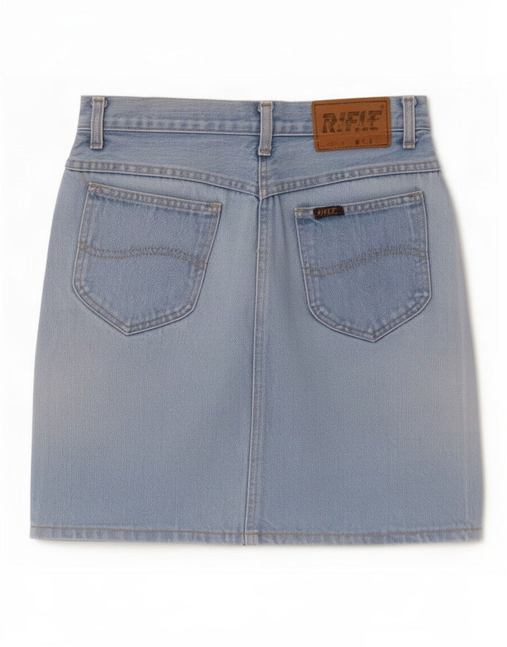 Rifle Womens Denim Skirt W29 Medium Blue