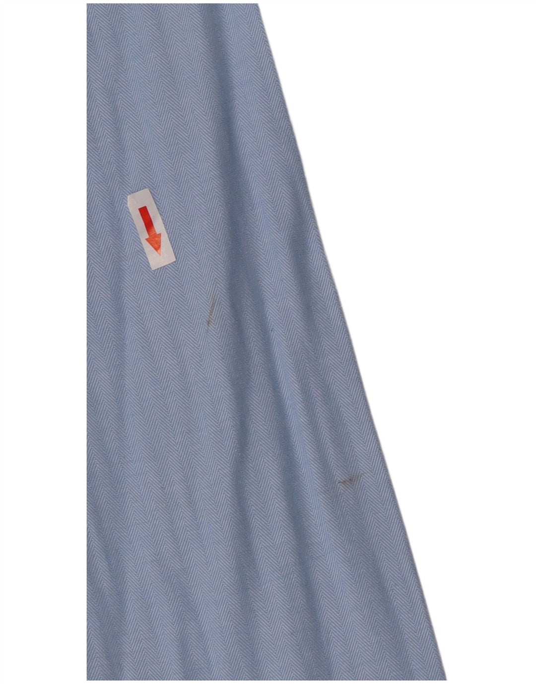 Crew Clothing Mens Slim Fit Shirt Large Blue Herringbone Cotton