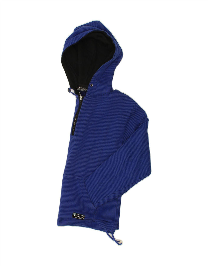 CHAMPION Womens Hoodie Jumper UK 14 Medium Blue Cotton Vintage Champion and Second-Hand Champion from Messina Hembry 