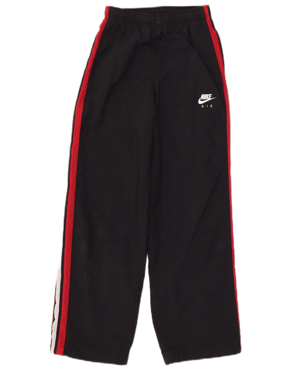 Nike Girls Tracksuit Trousers 10-11 Years Medium Black Colourblock