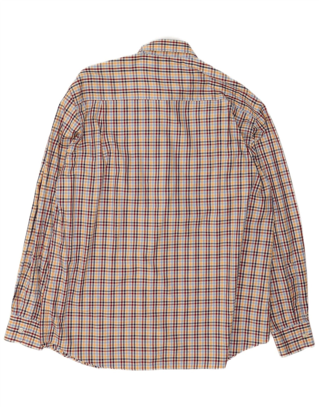 Paul & Shark Mens Flannel Shirt Size 43 XL Multicoloured Check Cotton