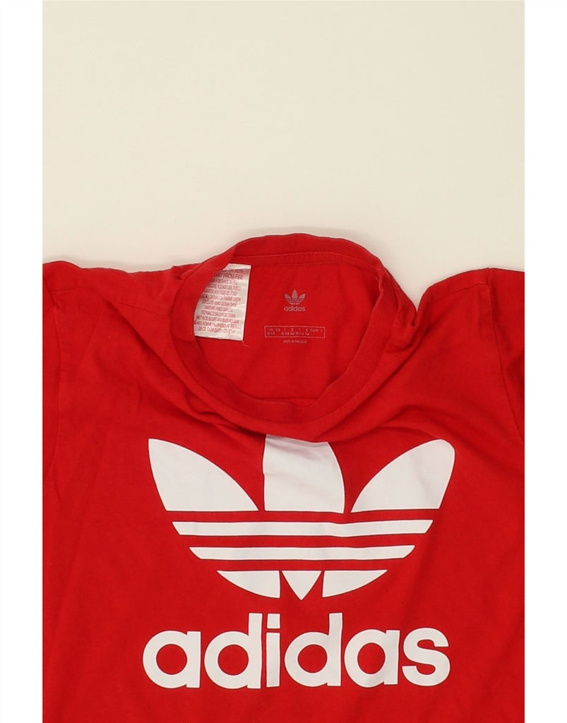 ADIDAS Boys Graphic T-Shirt Top 10-11 Years Red Cotton | Vintage Adidas | Thrift | Second-Hand Adidas | Used Clothing | Messina Hembry 