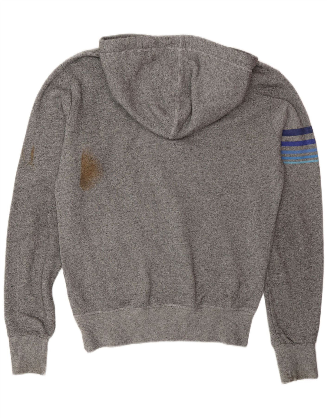 Superdry Mens Graphic Hoodie Jumper Medium Grey Cotton