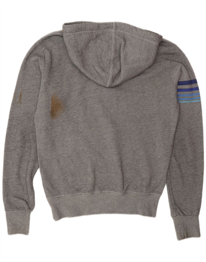 Superdry Mens Graphic Hoodie Jumper Medium Grey Cotton