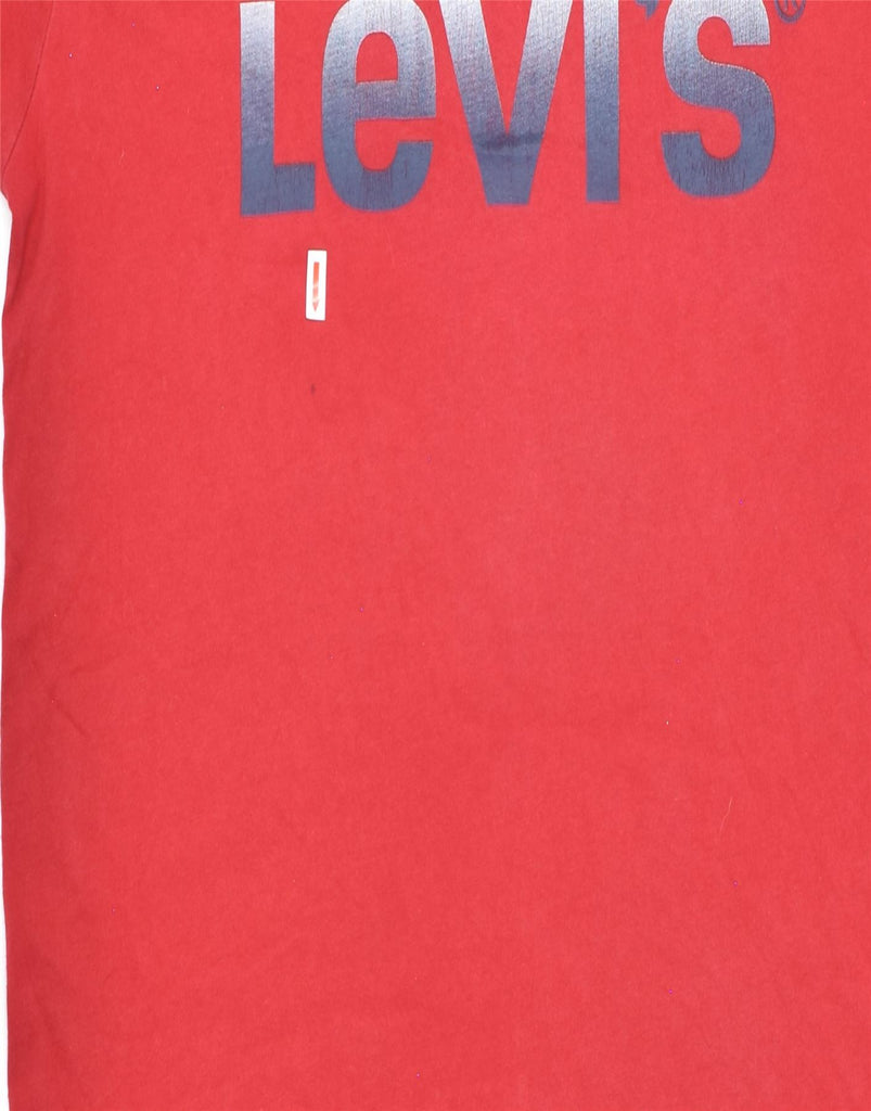 LEVI'S Mens Graphic T-Shirt Top Large Red Cotton | Vintage | Thrift | Second-Hand | Used Clothing | Messina Hembry 